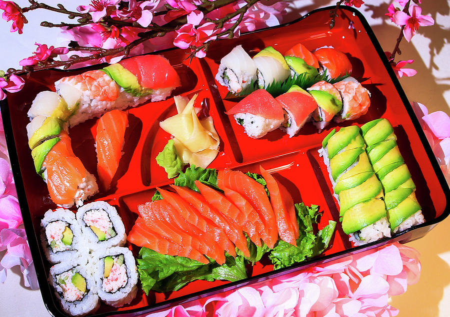 Sushi Tray #1 Photograph by Dr Janine Williams