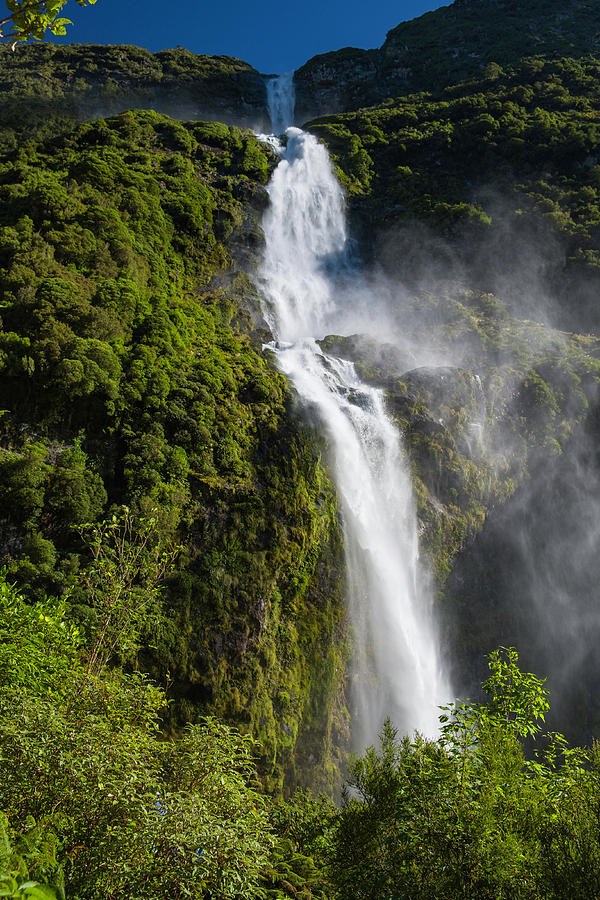 Sutherland Falls, New Zealand Photograph by David L Moore - Fine Art America