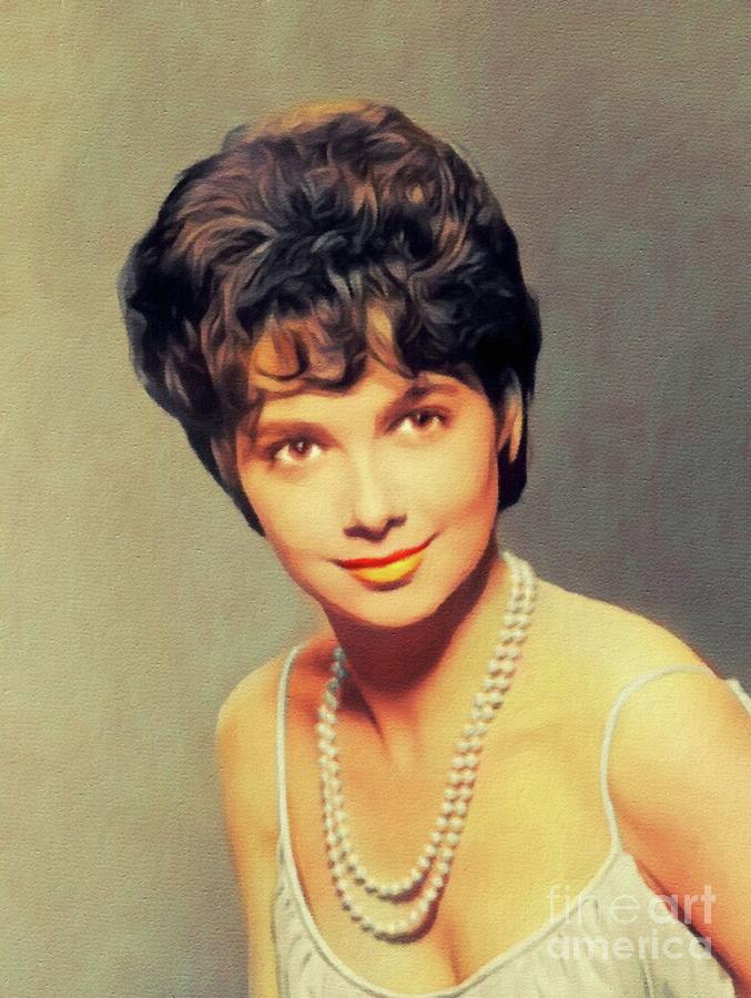 Suzanne Painting - Suzanne Pleshette, Vintage Actress by Esoterica Art Agen...