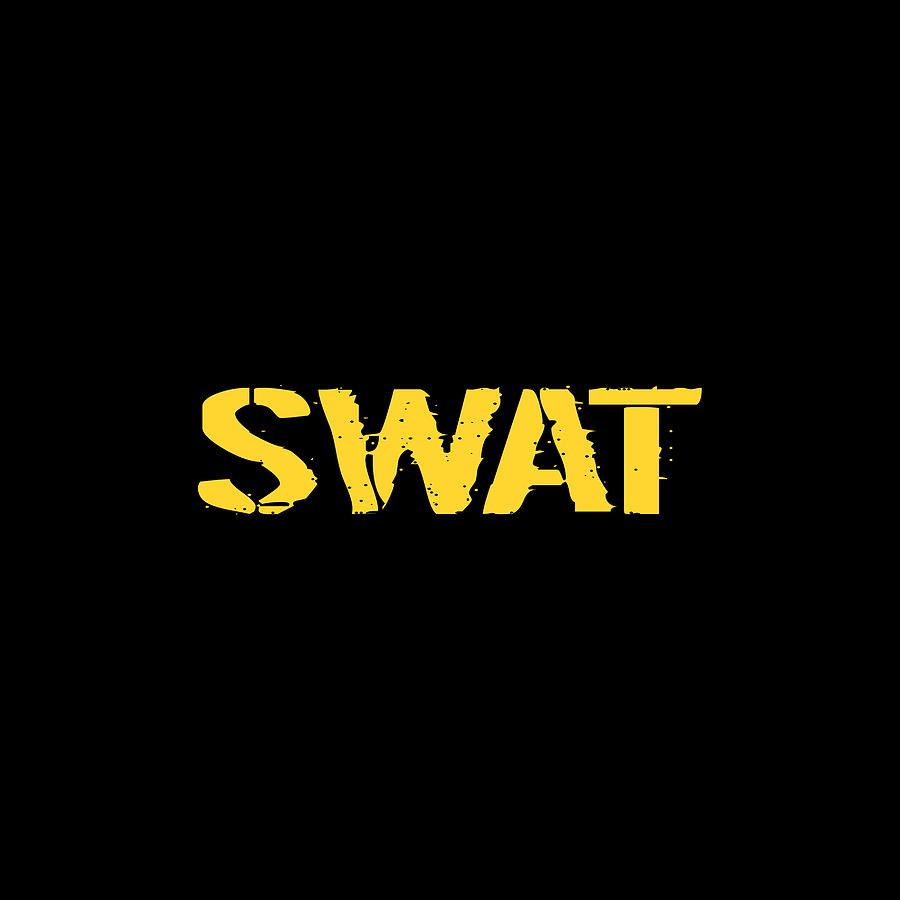 SWAT Stencil Digital Art by Jared Davies - Pixels