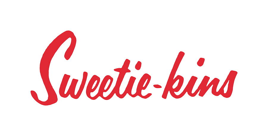 Typography Drawing - Sweetie-kins #1 by CSA Images