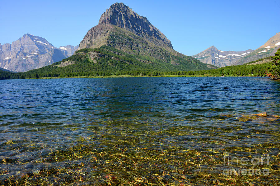 Swiftcurrent Lake Photograph by Deanna Cagle | Fine Art America