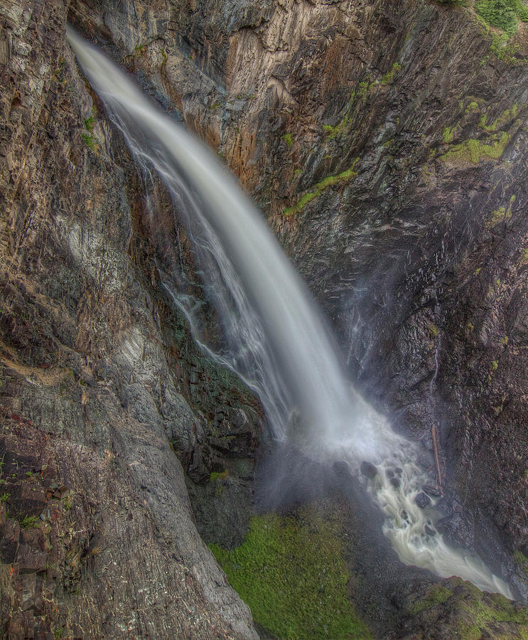 Waterfall Photograph - Tall Falls #1 by Bill Sherrell
