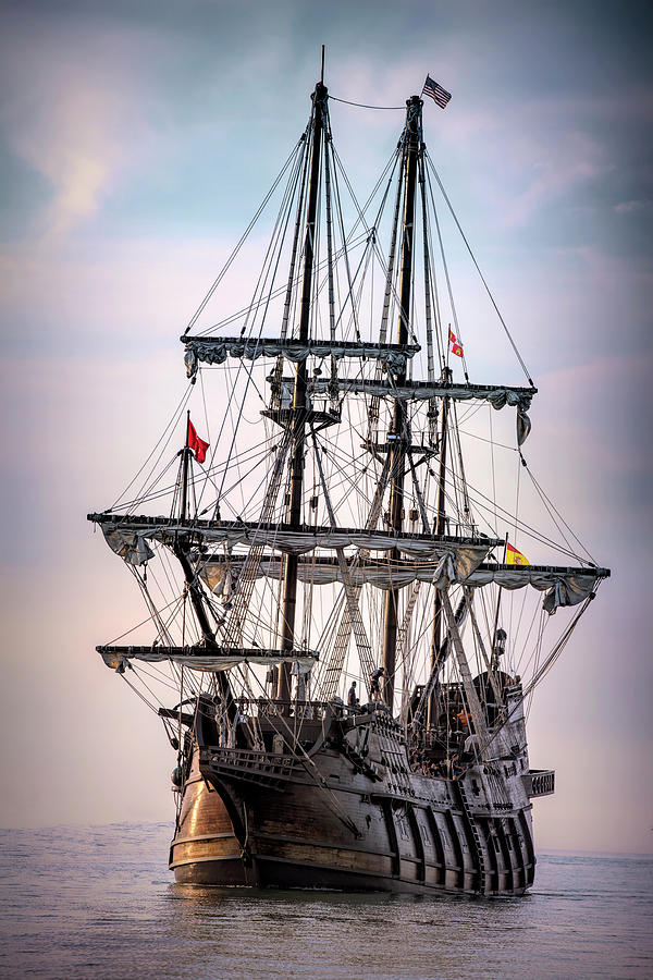 Tall Ship #1 Photograph by Deborah Penland