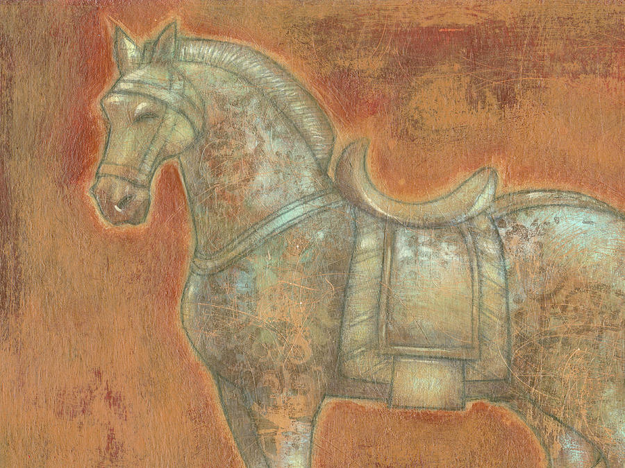 Tang Horse II #1 Painting by Norman Wyatt