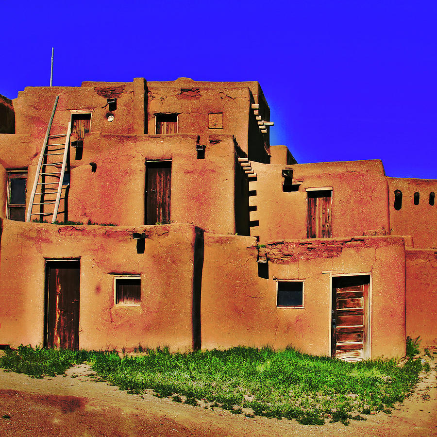 Taos Pueblo Adobe buildings Photograph by Micah Offman