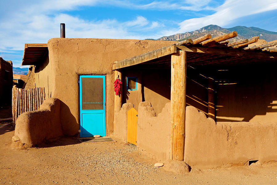 Taos Pueblo Study 7 #1 Photograph by Robert Meyers-Lussier