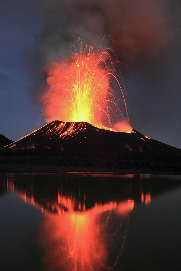 Tavurvur Volcano, Rabaul, East New Britain, Papua New Guinea, Pacific #1 Photograph by Ulla Lohmann