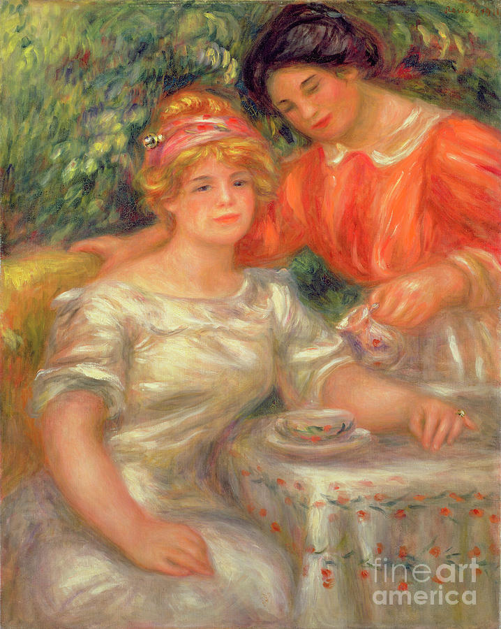 Tea Time, 1911 Painting by Pierre Auguste Renoir
