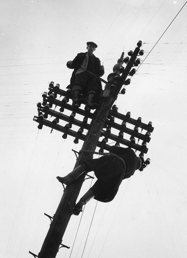 Telegraph Pole #1 Photograph by Raymond Kleboe