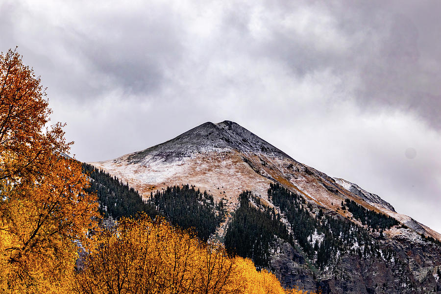Telluride First Snow #1 Photograph by Norma Brandsberg