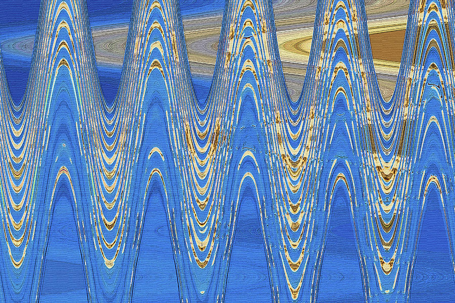 Tempe Town Lake Abstract #1 Digital Art by Tom Janca