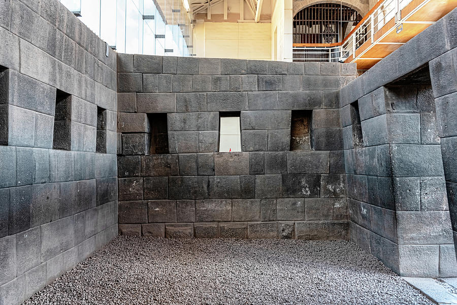 Temple Dedicated To Sun God In Koricancha Complex Of Inca Empire Photograph