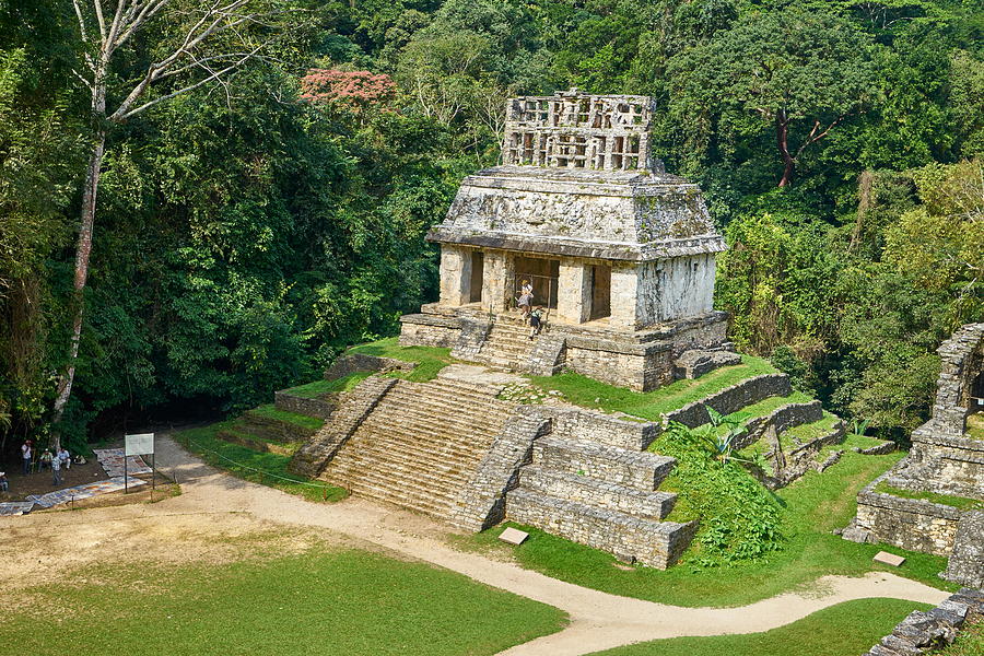 Mayan Photograph - Temple Of The Sun, Ancient Mayan City #1 by Jan Wlodarczyk