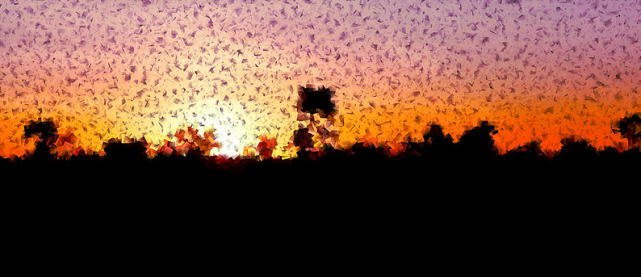 Tenant Creek Sunset - Pop Art by Lexa Harpell Tenant Creek Sunset - Pop Art by Lexa Harpell