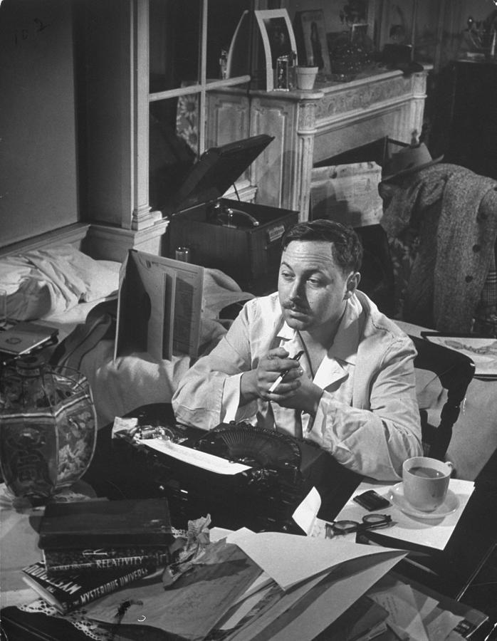 Tennessee Williams #1 Photograph by W. Eugene Smith
