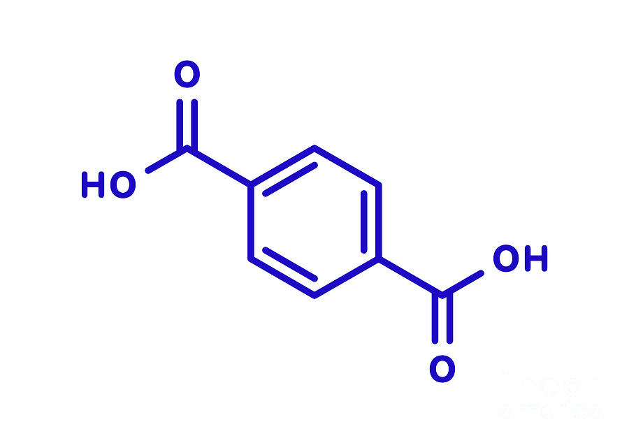 Terephthalic Acid Molecule #1 Photograph by Molekuul/science Photo Library