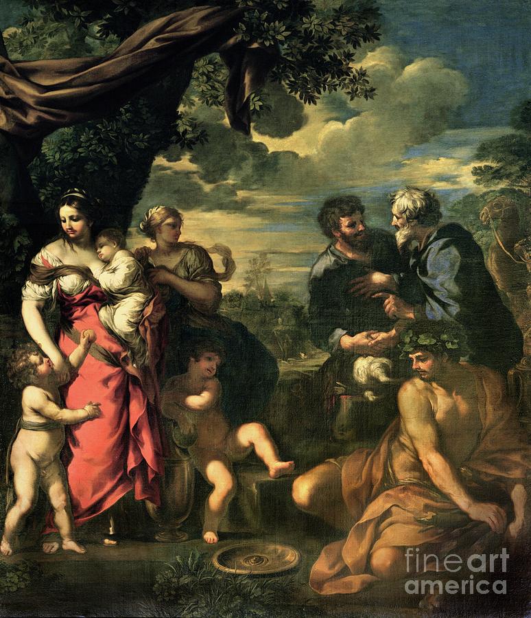 The Alliance Of Jacob And Laban Painting by Pietro Da Cortona - Fine ...