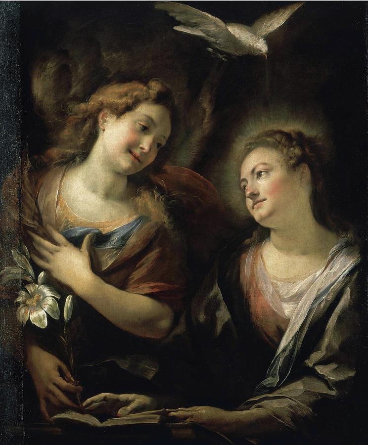 The Annunciation Painting by Giulio Cesare Procaccini - Fine Art America