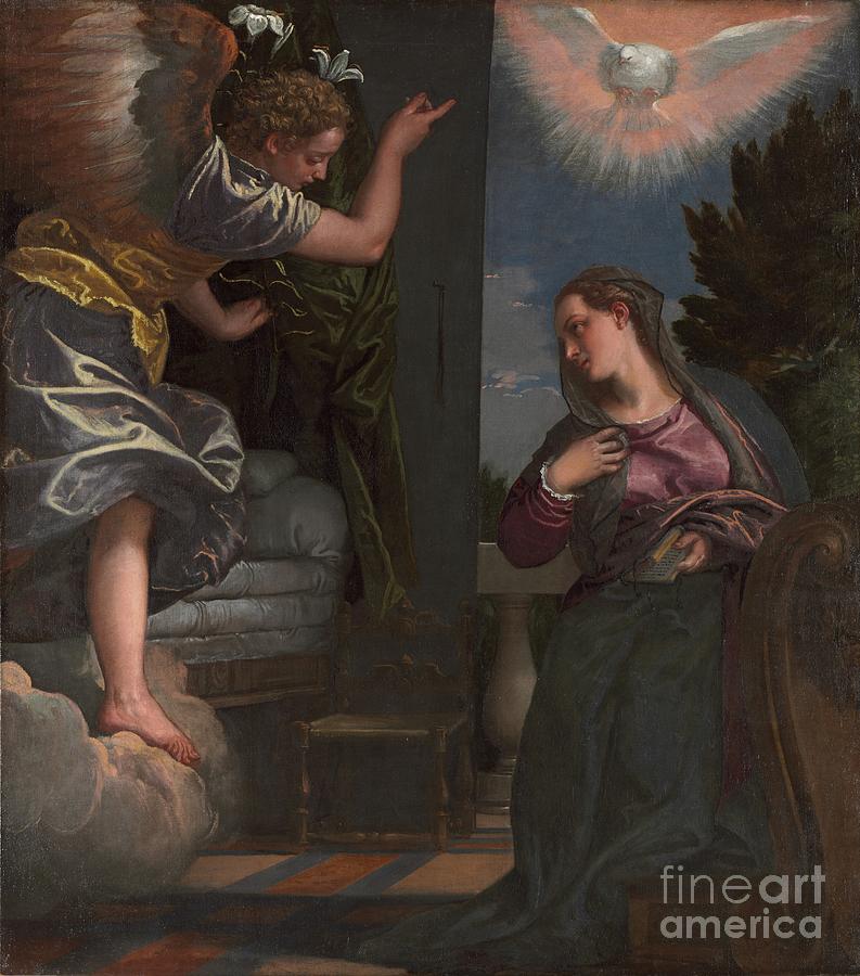 The Annunciation #1 by Heritage Images