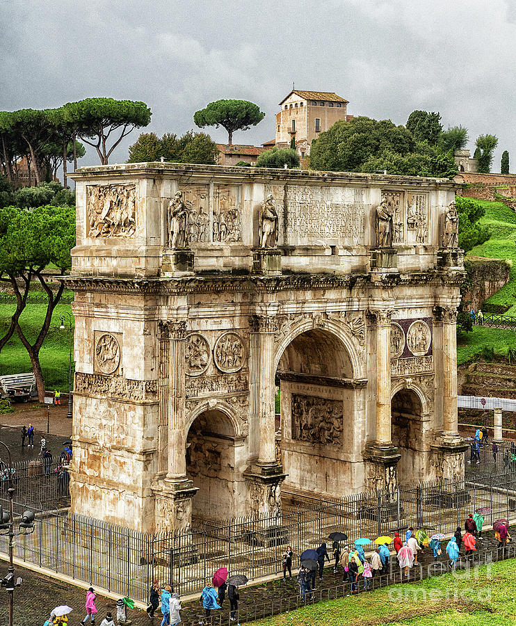 The Arch of Constantine Rome  #1 Photograph by Wayne Moran