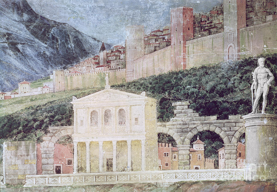 The Arrival Of Cardinal Francesco Gonzaga, Detail Of The Background