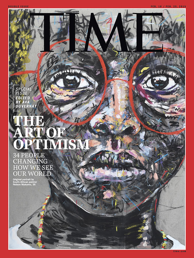 The Art Of Optimism Time Cover #1 Photograph by Painting by Nelson Makamo for TIME