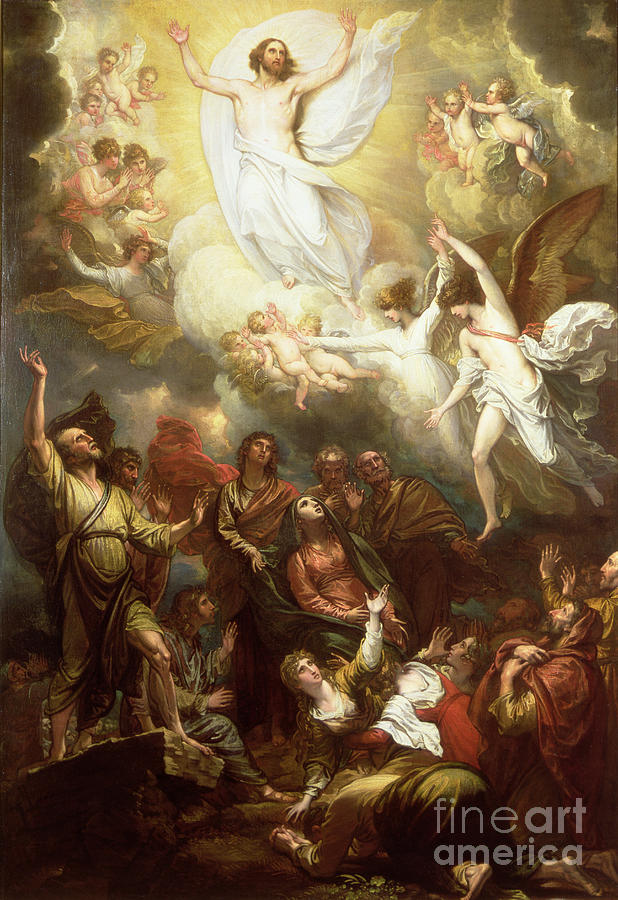The Ascension Painting by Benjamin West