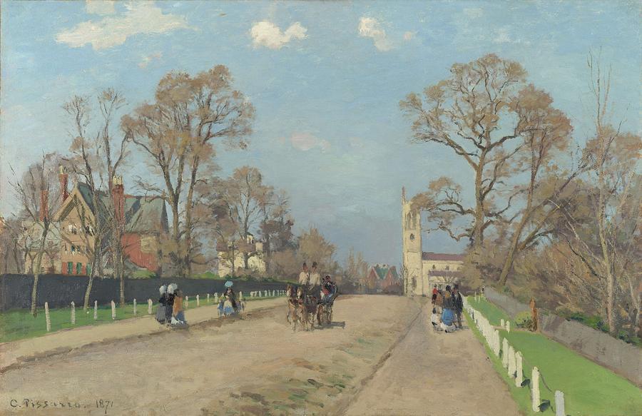 Camille Pissarro Painting - The Avenue, Sydenham #1 by Camille Pissarro