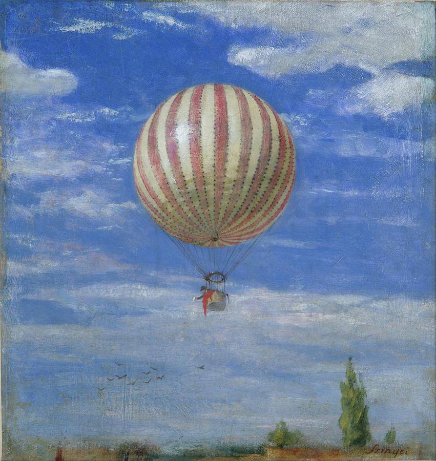 The Balloon Painting by Pal Szinyei Merse The Balloon Painting by Pal Szinyei Merse