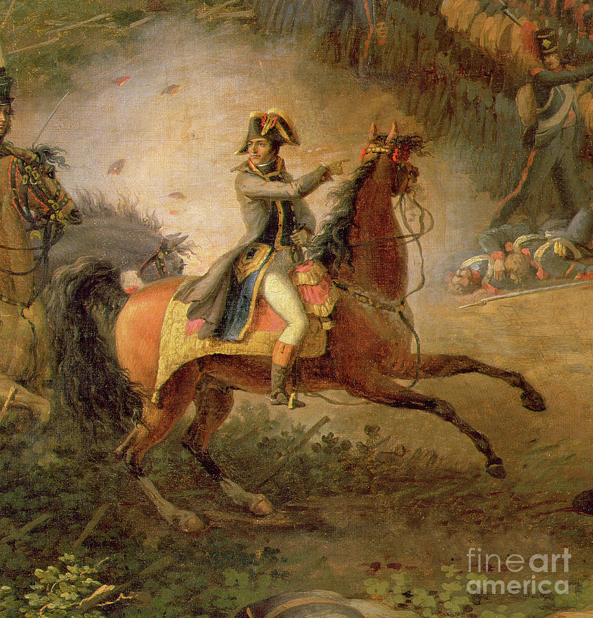 Horse Painting - The Battle Of Marengo, Detail Of Napoleon Bonaparte by Louis Lejeune