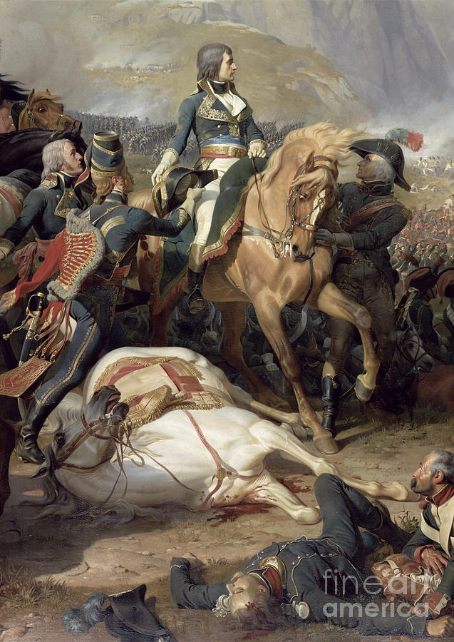 The Battle Of Rivoli, 1844 Painting by Felix Philippoteaux