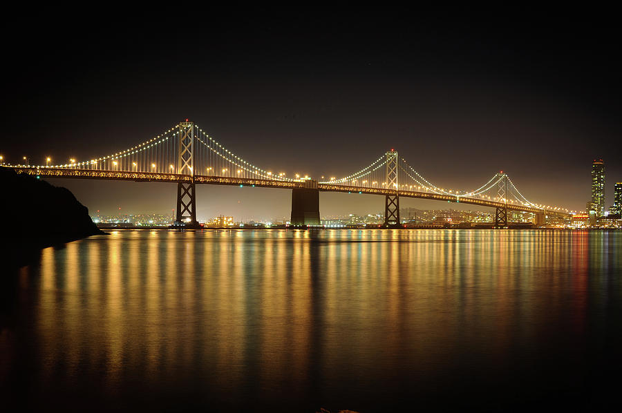 The Bay Bridge - San Francisco Photograph by Www.35mmnegative.com