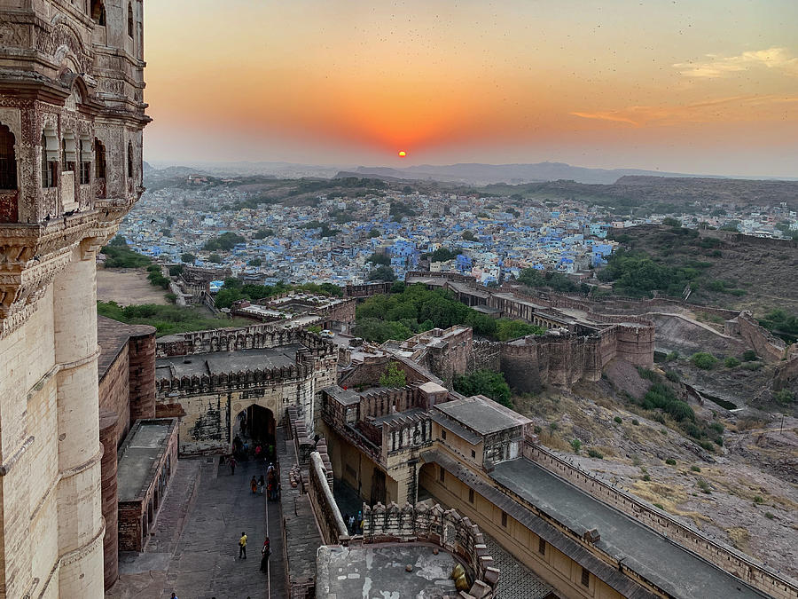 The blue city of Jodhpur. #1 Photograph by Usha Peddamatham