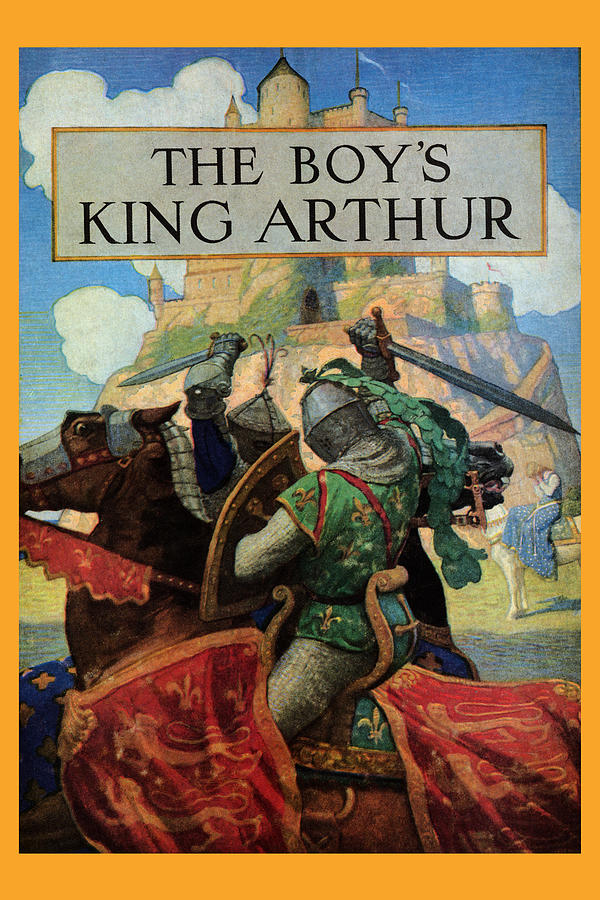 The Boys King Arthur #1 Painting by N.C. Wyeth