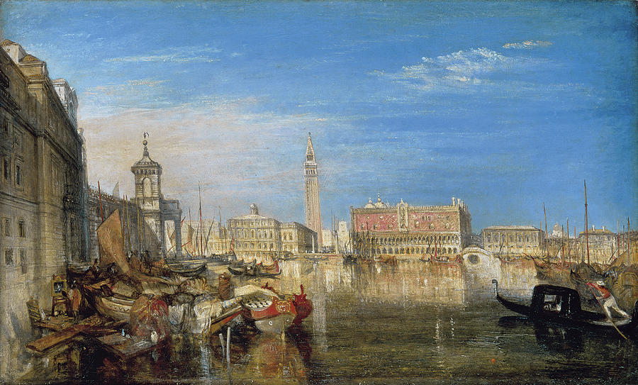 The Bridge of Sighs Painting by Joseph Mallord William Turner