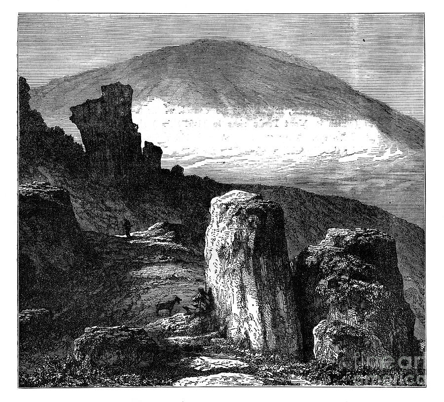 The Brocken, Or Blocksberg, Harz Drawing by Print Collector The Brocken, Or Blocksberg, Harz Drawing by Print Collector