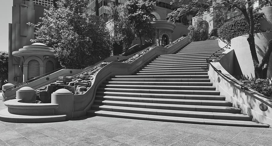 Los Angeles Photograph - The Bunker Hill Or Spanish Steps Of Los Angeles #1 by Mountain Dreams