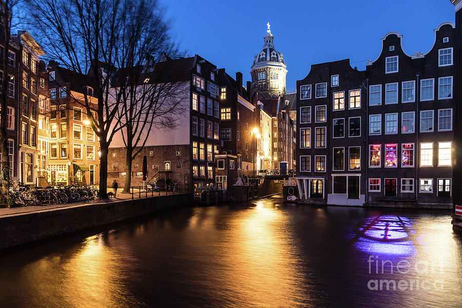 The canals of Amsterdam #1 Photograph by Didier Marti