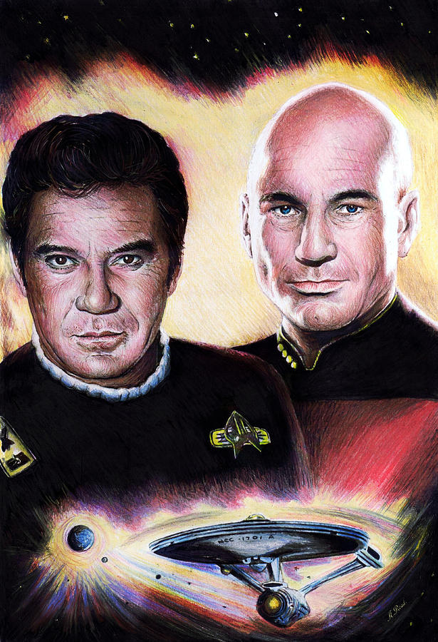 The Captains #1 Drawing by Andrew Read
