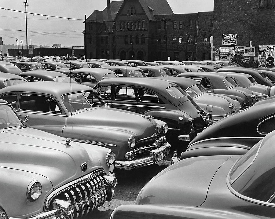 The Car Lot Photograph by Herbert Fine Art America