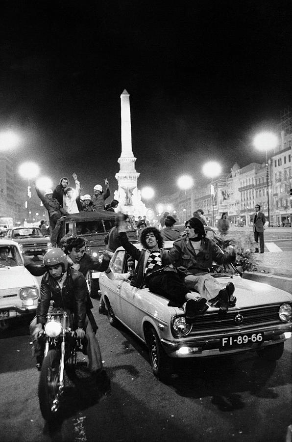 The Carnation Revolution In Lisbon Photograph by Herve Gloaguen The Carnation Revolution In Lisbon Photograph by Herve Gloaguen
