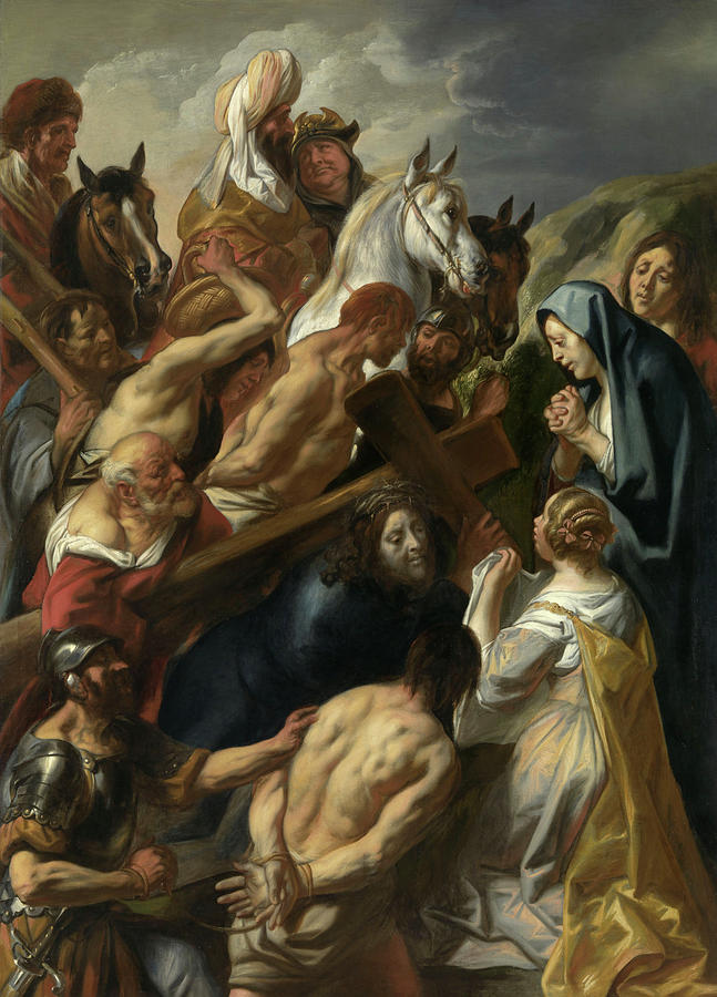 The Carrying Of The Cross Painting By Jacob Jordaens Pixels