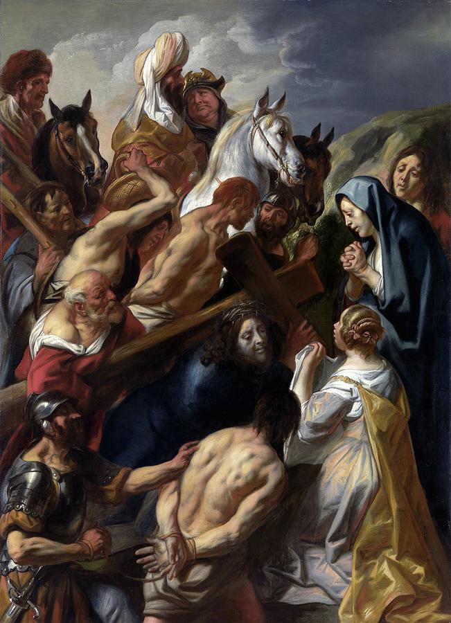 The Carrying Of The Cross Painting by Jacob Jordaens - Fine Art America