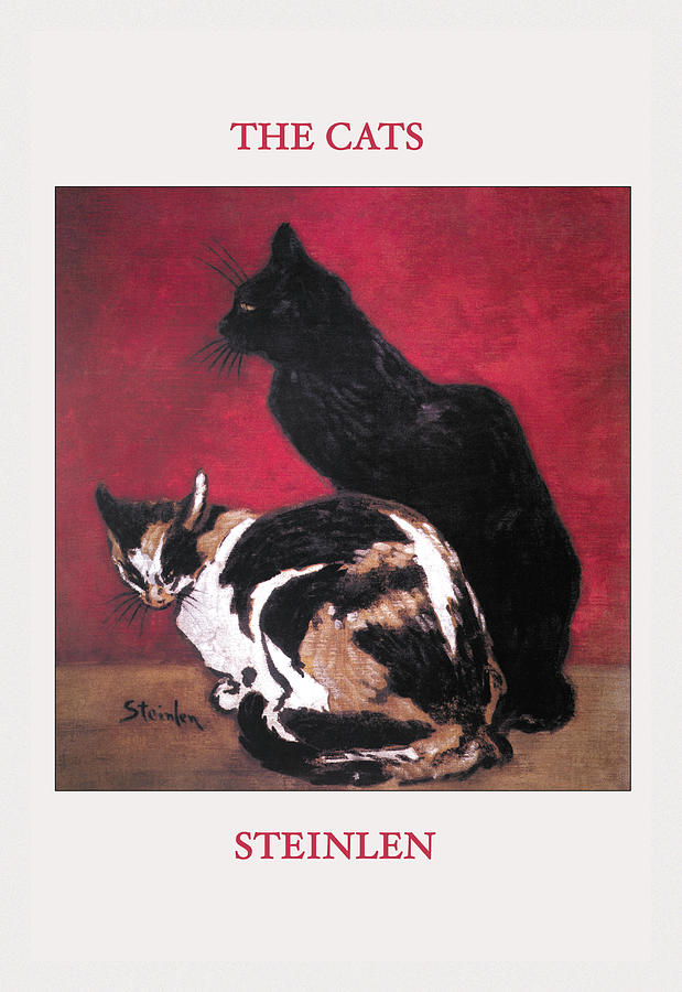 The Cats #1 Painting by Theophile Alexandre Steinlen The Cats #1 Painting by Theophile Alexandre Steinlen
