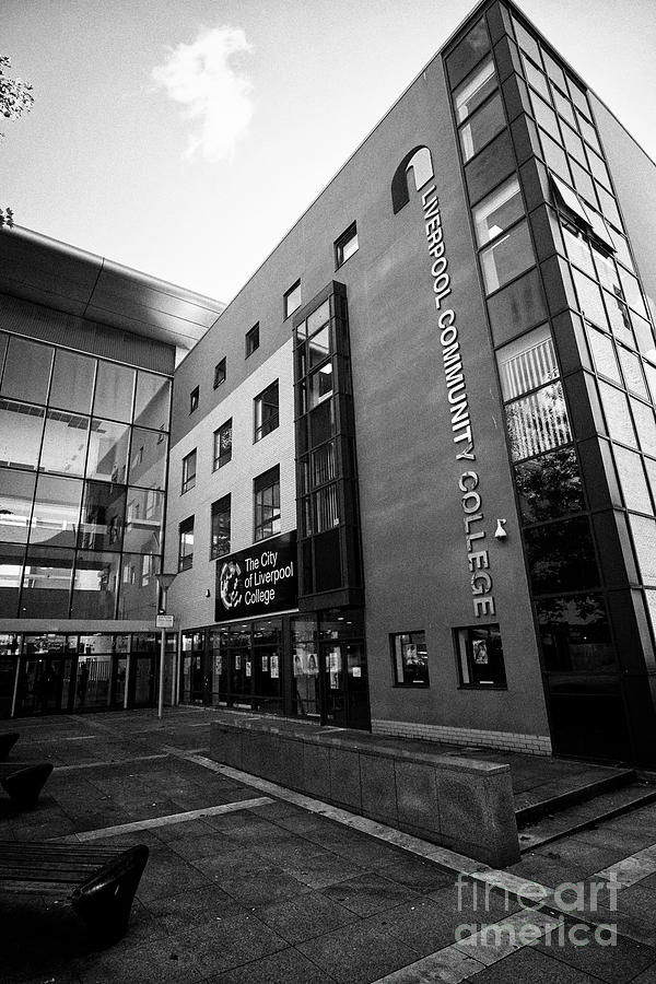City Photograph - The city of liverpool college arts centre liverpool community college Liverpool England UK #1 by Joe Fox