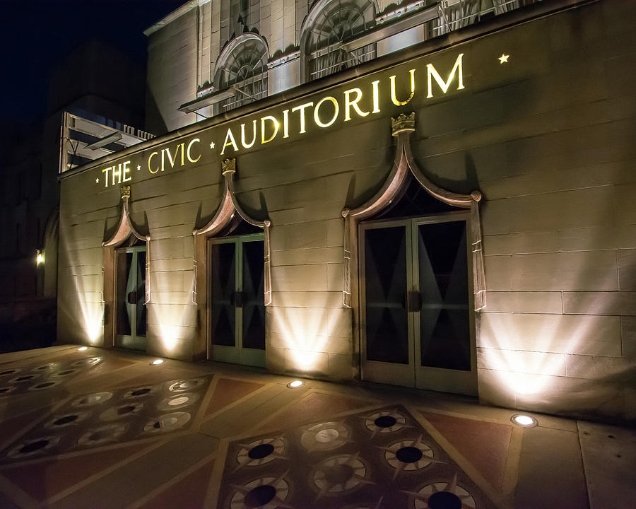 The Civic Auditorium #1 Photograph by William Christiansen
