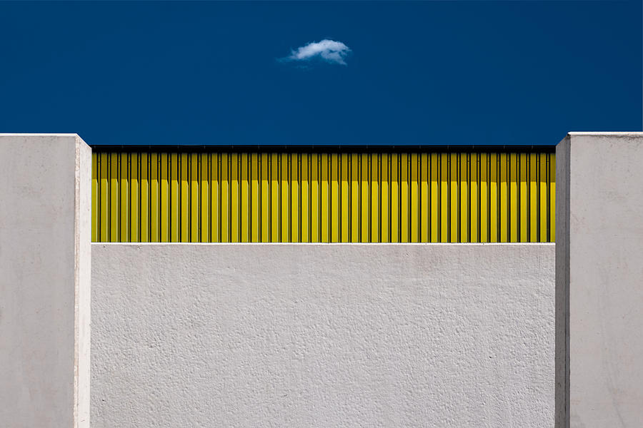 Yellow Photograph - The Cloud by Rolf Endermann