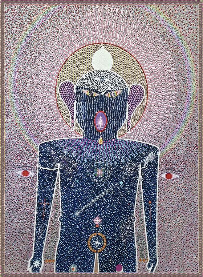 The Cosmic Being #2 Painting by Harald Dastis