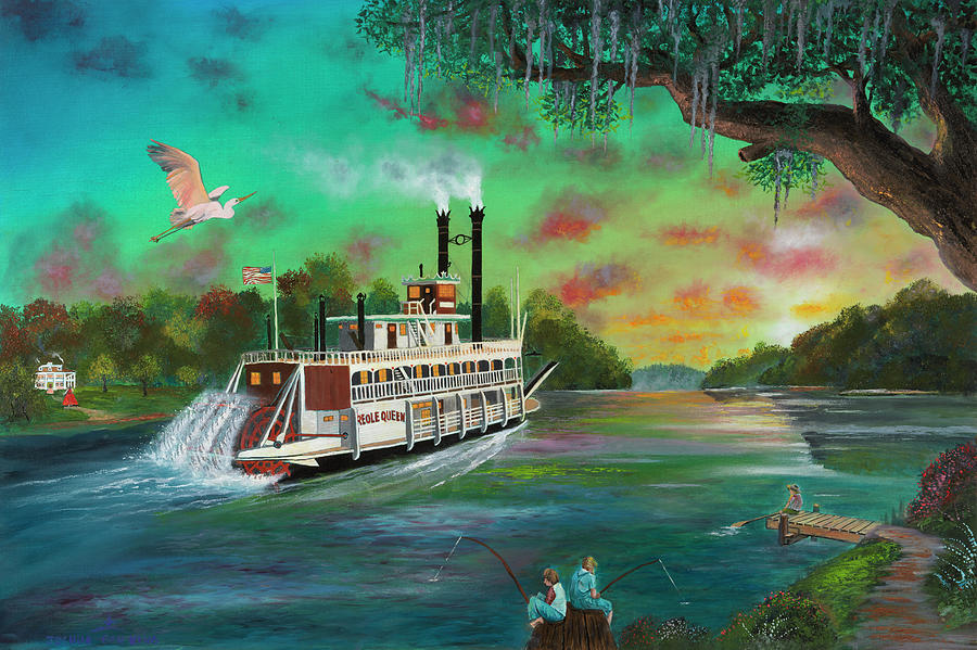 Tree Painting - The Creole Queen #1 by Joshua Ben King